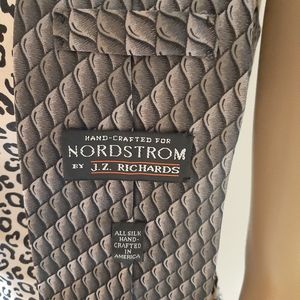 Nordstrom Accessories - Nordstrom J Z Richards men's silk tie grey tan Nordstrom Accessories - Nordstrom J Z Richards men's silk tie grey tan
